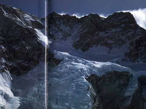 
Kangchenjunga  Southwest Face above Yalung Glacier - Over the Himalaya book
